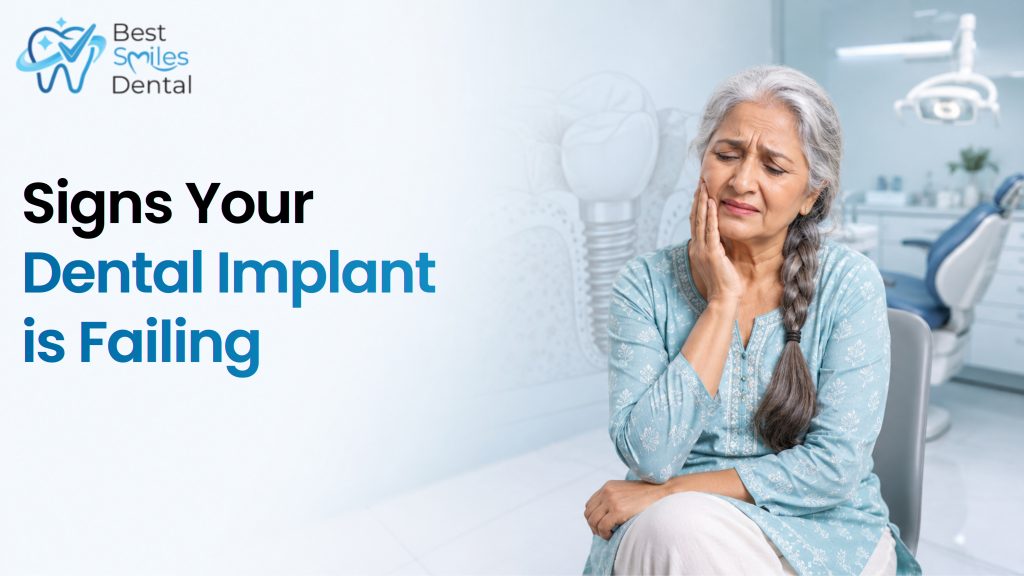 signs your dental implant is failing